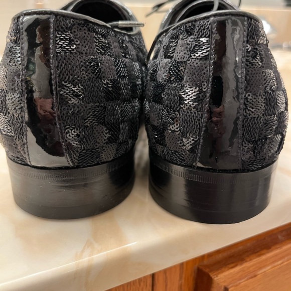 Louis Vuitton men’s black sequin size 7 - Picture 5 of 5